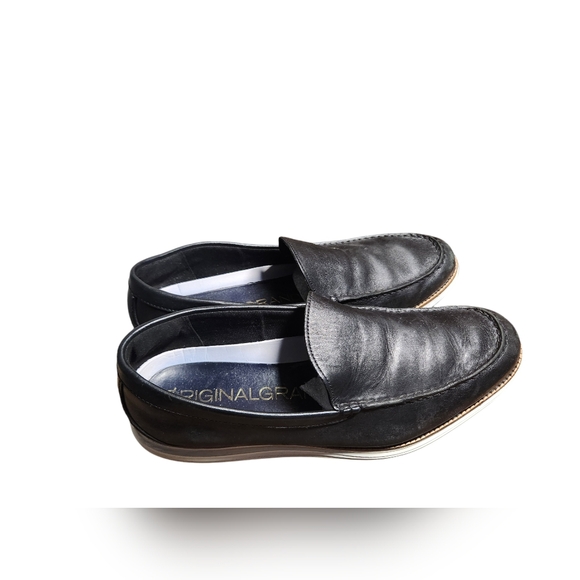 Cole Haan Original Grand Venetian Loafers Black Leather - Size 13 - Picture 3 of 7
